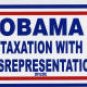 TAXATION BUMPER STICKER