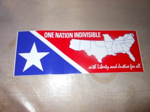 ONE NATION BUMPER STICKER