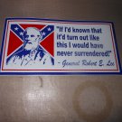 NEVER SURRENDER BUMPER STICKER