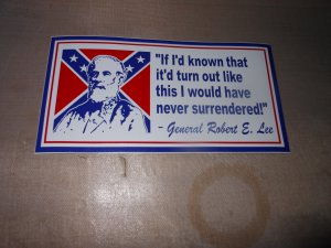 NEVER SURRENDER BUMPER STICKER