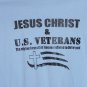 JESUS CHRIST AND U.S. VETERANS 3X T SHIRT