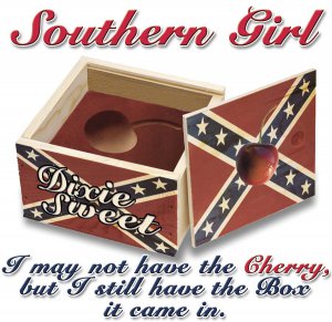 SOUTHERN GIRL CHERRY MEDIUM WHITE T-SHIRT