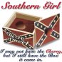 SOUTHERN GIRL CHERRY MEDIUM WHITE T-SHIRT