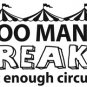TOO MANY FREAKS 4X T-SHIRT ASH GRAY