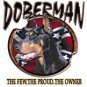 DOBERMAN  REBEL T-SHIRT ASH GRAY LARGE