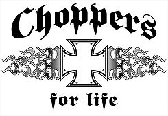 CHOPPER T-SHIRT ASH GRAY 3X