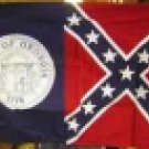 GEORGIA BATTLE FLAG COTTON 3'X5'