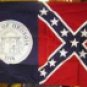 GEORGIA BATTLE FLAG COTTON 3'X5'