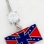 REBEL IRON CROSS BELLY RING