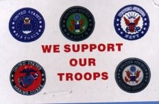 OUR TROOPS 3'X5' FLAG