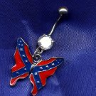 butterfly rebel belly ring