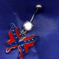 butterfly rebel belly ring