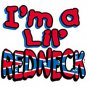 i am lil redneck t-shirt 2t