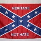 HERITAGE NOT HATE REBEL FLAG 3'X5'