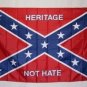 HERITAGE NOT HATE REBEL FLAG 3'X5'