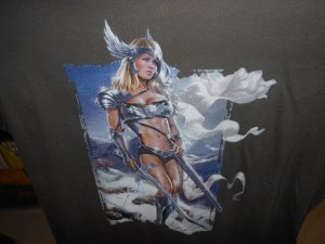 VIKING GODDESS T-SHIRT SMALL
