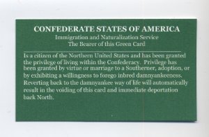 CSA GREEN CARD