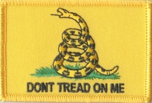 DONT TREAD ON ME PATCH 2"X3"