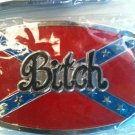 REBEL BITCH BELT BUCKEL