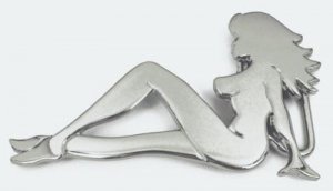 MUD FLAP LADY BELT BUCKEL