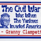THE CIVIL WAR BUMPER STICKER