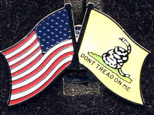 usa gasden hat pin