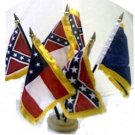 CSA 5 FLAGS DESK SET