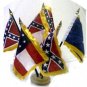 CSA 5 FLAGS DESK SET