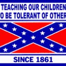 WARNING BUMPER STICKER