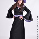 Long Black Witch Costume