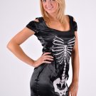 Ladies Skeleton Dress Small
