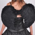 Black Feather Angel Wings