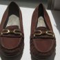 Brown Suede flats loafers size 7.5