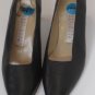 Vero Cuoio Vintage Designer Perry Ellis Black Italian leather heels size 7.5