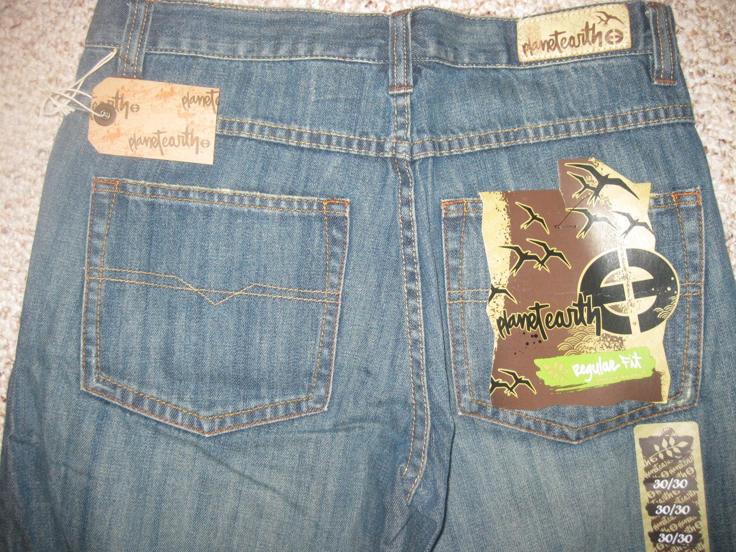 Earth Lewis Denin Regular Fit Jeans 34/32