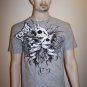 TapOut T-Shirt - Grey with Skulls - M