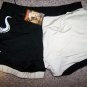 Warrior Wear Fighting Shorts - White/Black - Med