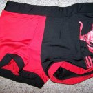 Warrior Wear Fighting Shorts - Red/Black - Med