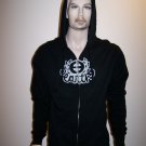 PLANET EARTH - Black Zip Hoodie - XL