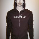 PLANET EARTH - Brown Zip Hoodie - L