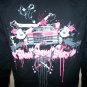 BLEEDING STAR - Black Zip Hoodie - Med