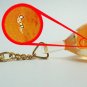 elephant shape natural gemstone keychain