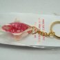 dolphin shape natural gemstone keychain
