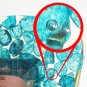 set 6 of mixed color natural gemstone glass saucer