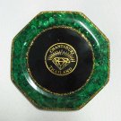 set 6 of natural gemstone glass saucer with gemstone picture