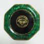 set 6 of natural gemstone glass saucer with gemstone picture