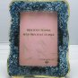 medium natural gemstone photo frame, picture frame