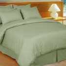 1000TC EGYPTIAN COTTON SAGE STRIPE KING BED SHEET SET