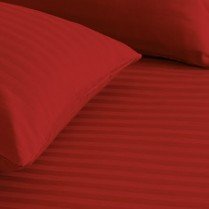 1000TC EGYPTIAN COTTON RED STRIPE KING BED SHEET SET