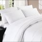 1000TC EGYPTIAN COTTON WHITE STRIPE DOUBLE BED SHEET SET